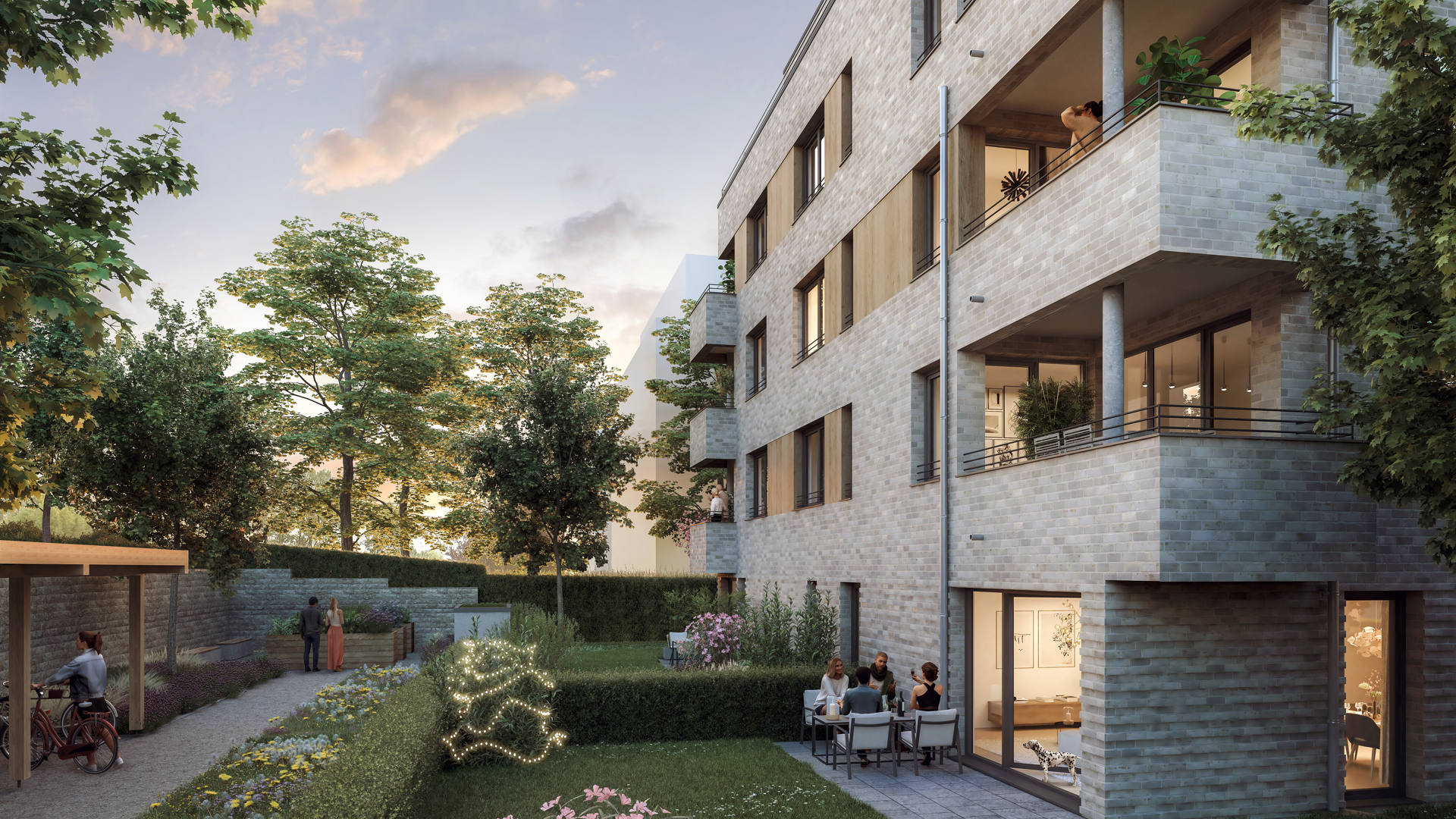 4 Logen an der Feldmark